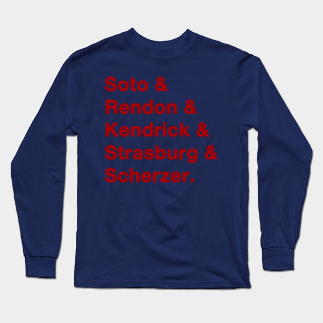 2019 Washington Nationals Long Sleeve T-Shirt by IdenticalExposure